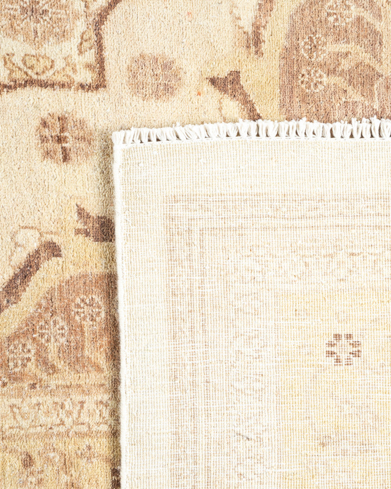 Jinani, One-of-a-Kind Hand-Knotted Area Rug Ivory, 9'2"x12'0"