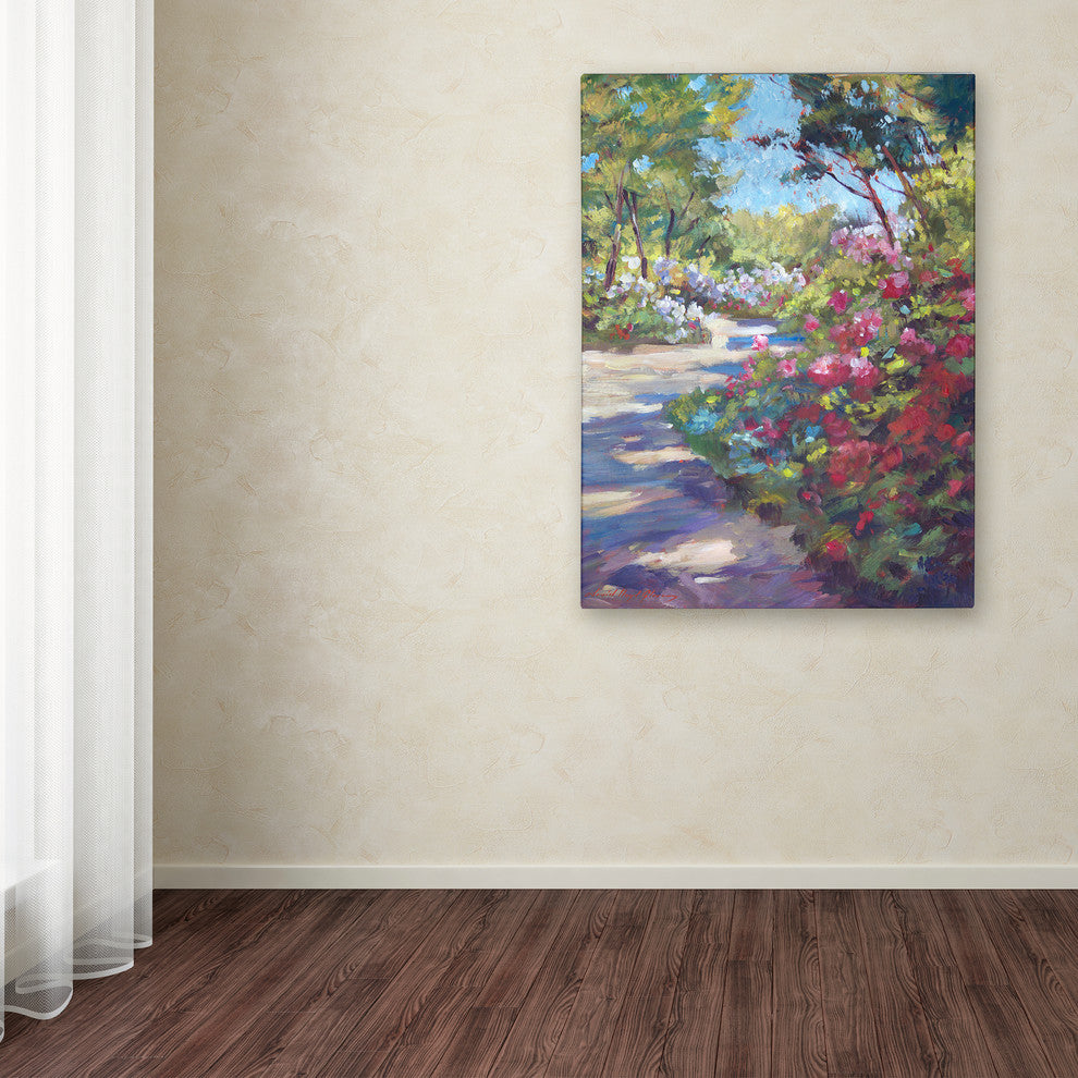 David Lloyd Glover 'Arboretum Garden Path' Canvas Art, 18"x24"