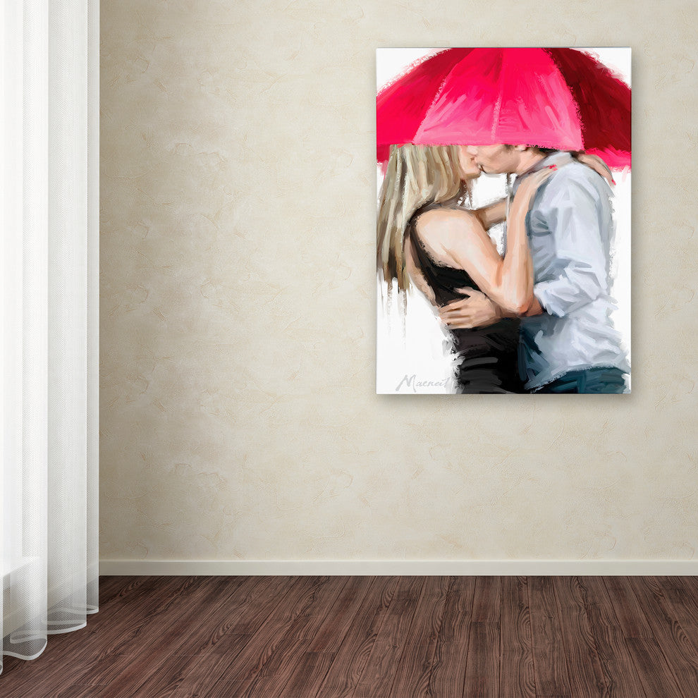 The Macneil Studio 'Kisses' Canvas Art, 24"x18"
