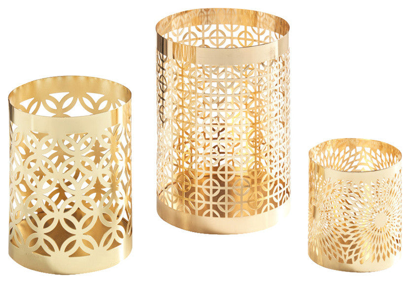 Danya B. 3-Piece Gold Filigree Hurricane Set