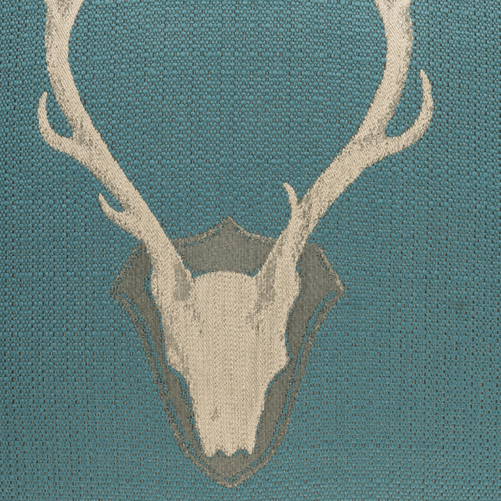 Uncle Buck Pillow - Teal