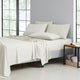 Kathy Ireland 2000TC Cotton Rich 6 Piece Sheet Set, Ivory, Queen