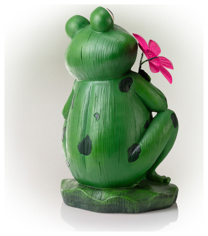 Welcome To My Pad' Frog Statuary, 18"
