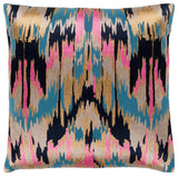 Ara Pillow, Bright Pink, 22"x22", Down Insert