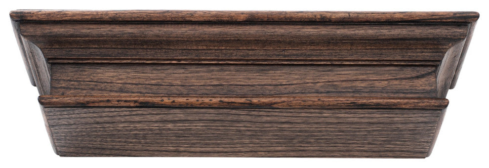 23" Black Wash Floating Wall Shelf