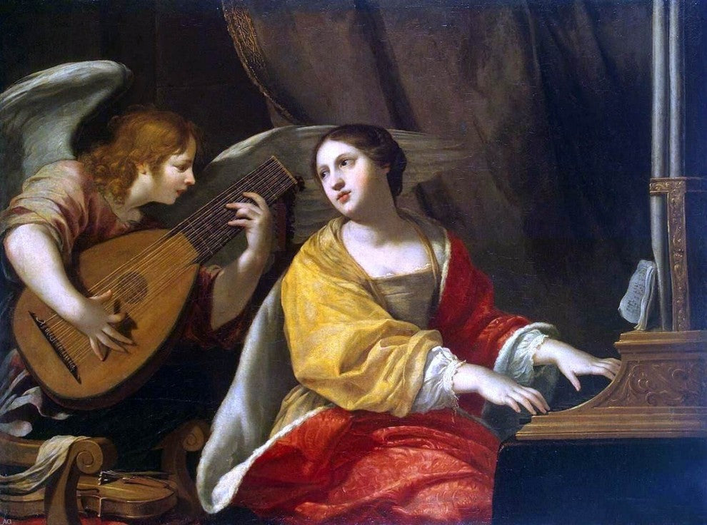 Jacques Blanchard St Cecilia Wall Decal