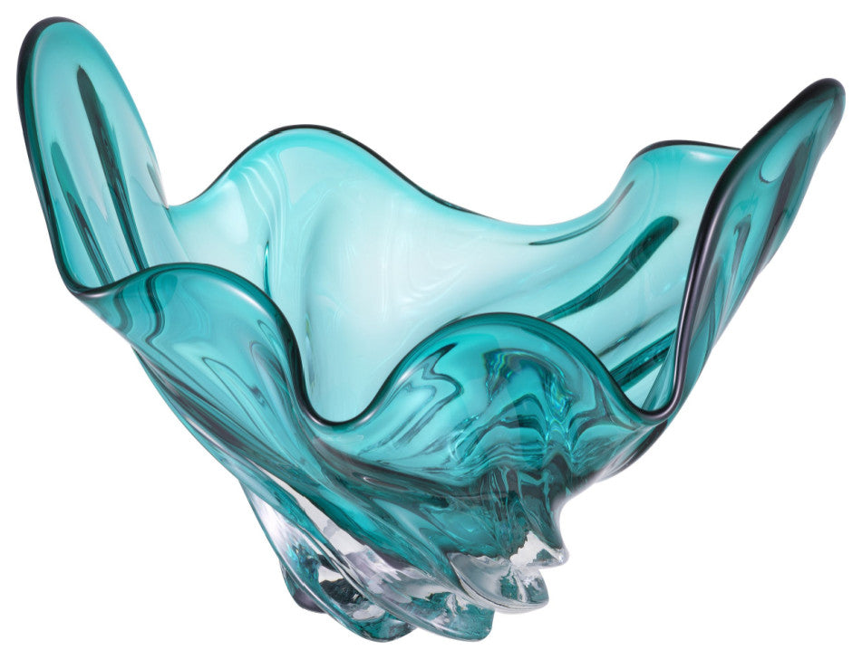 Turquoise Hand-Blown Bowl | Eichholtz Ace