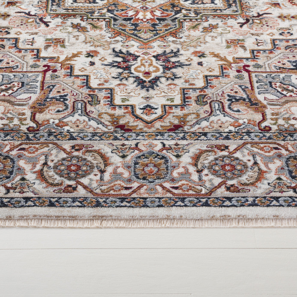 Lauren Ralph Lauren Collection Atwood LRL1119 Rug, Ivory/Beige Red, 9'x13'