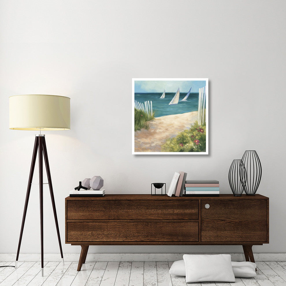"Regatta II Square" Digital Paper Print by Julia Purinton, 32"x32"