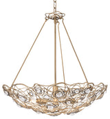 Varaluz 500P06 Ethereal Rose 6 Light 24"W Abstract Chandelier - Havana Gold