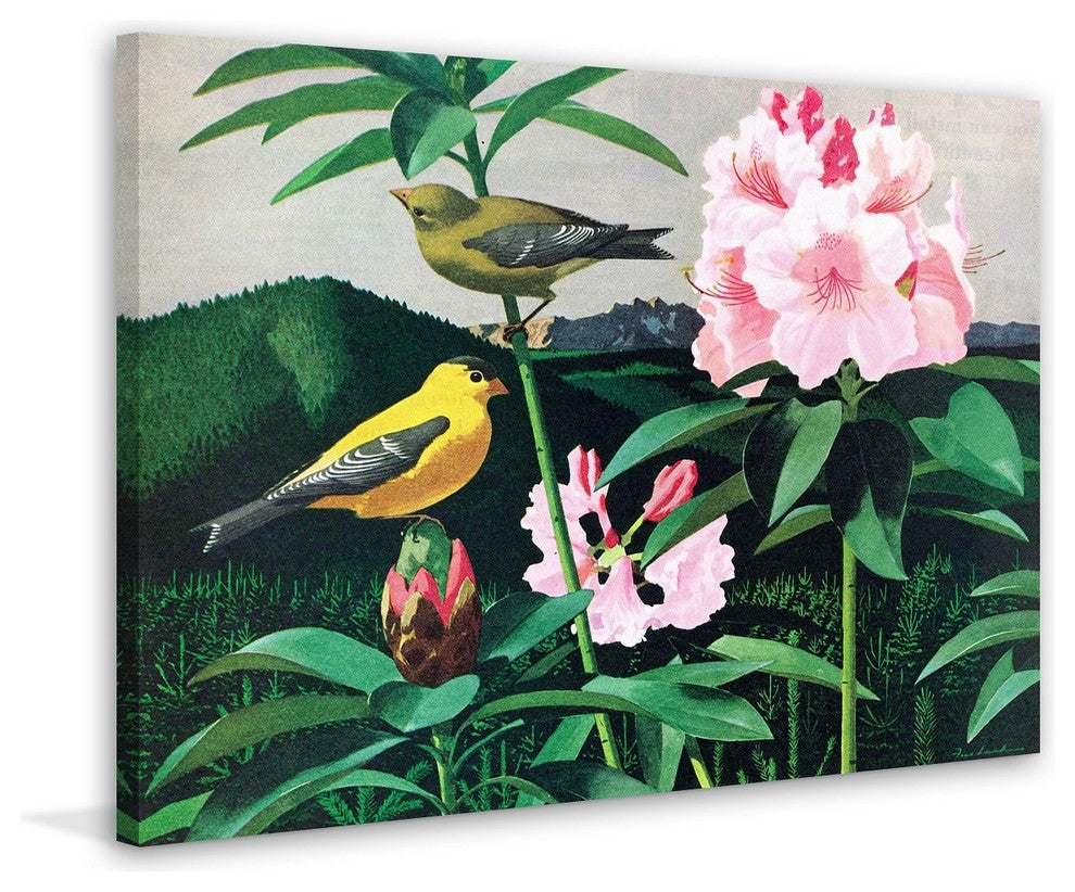 "Goldfinch" Painting Print on Wrapped Canvas