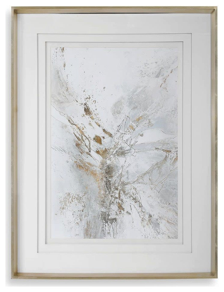 Uttermost 41625 Pathos 50" x 38" Framed Abstract Painting - Multicolored