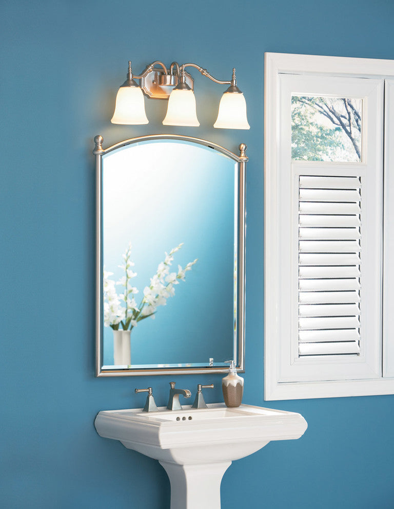 Quoizel TT8743BN Three Light Bath Fixture Tritan Brushed Nickel