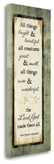 "All Things Bright And Beautiful" By Jennifer Pugh, Gallery Wrap Canvas