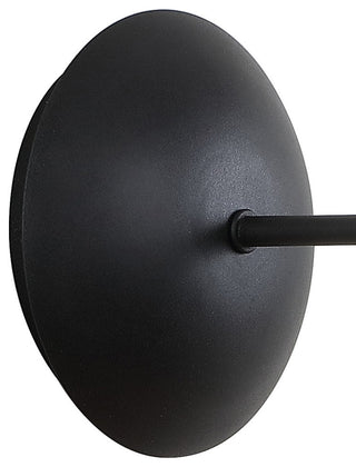 Josef 10" Iron Retro LED Wall Sconce, Black, Black/Brass Gold