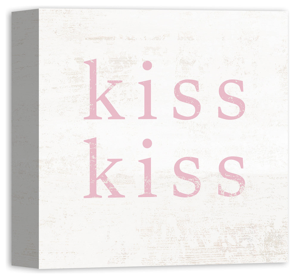 Kiss Kiss 12x12 Canvas Wall Art