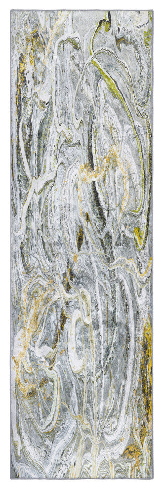Kikiamo KK12 Storm 2'3" x 7'6" Runner Rug