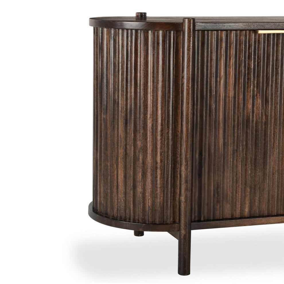 Redford 73" Mango Wood Mid-Century Modern Sideboard