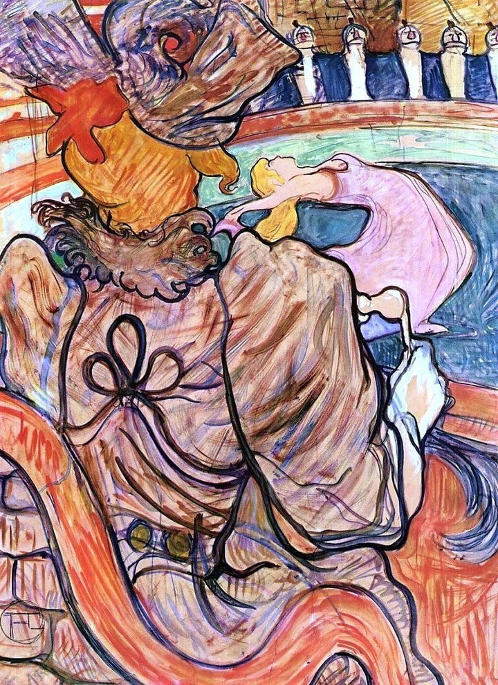 Henri De Toulouse-Lautrec At the Nouveau Cirque Wall Decal