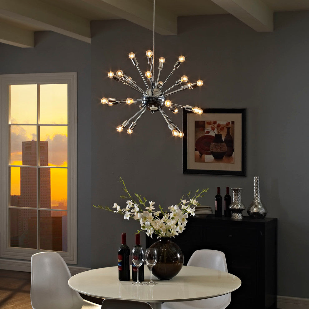 Modern Contemporary Living Dining Room Metal Ceiling Light Chandelier