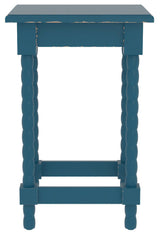 Christopher Accent End Table, 22 1/4" Tall, Blue