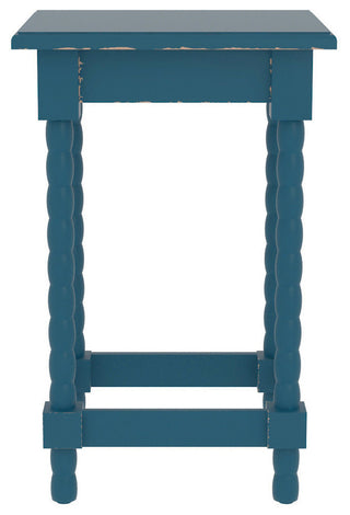 Christopher Accent End Table, 22 1/4" Tall, Blue