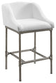 Hillsdale Dillon Modern Low Profile Wingback Metal Stool, Counter Height