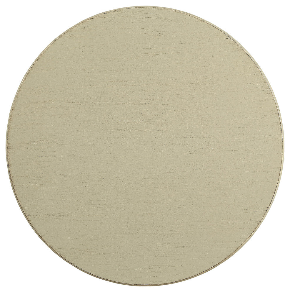 Urban Designs Alanis Wooden Accent Side Table, White