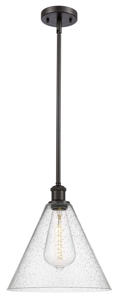 Innovations 516-1S-OB-GBC-124-LED 1-Light Mini Pendant, Oil Rubbed Bronze