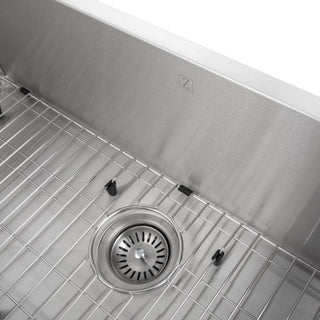 ZLINE Undermount Single Bowl Sink in Stainless Steel with Bottom Grid