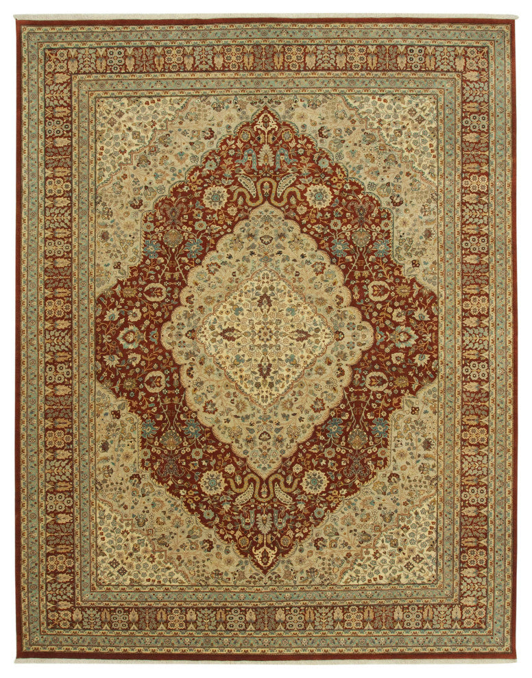 Rug N Carpet - Handwoven Oriental 9' 0" x 11' 8" Oversize Oushak Area Rug