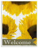 Sunflower Welcome Yellow Flowers Painting, 10"x15"