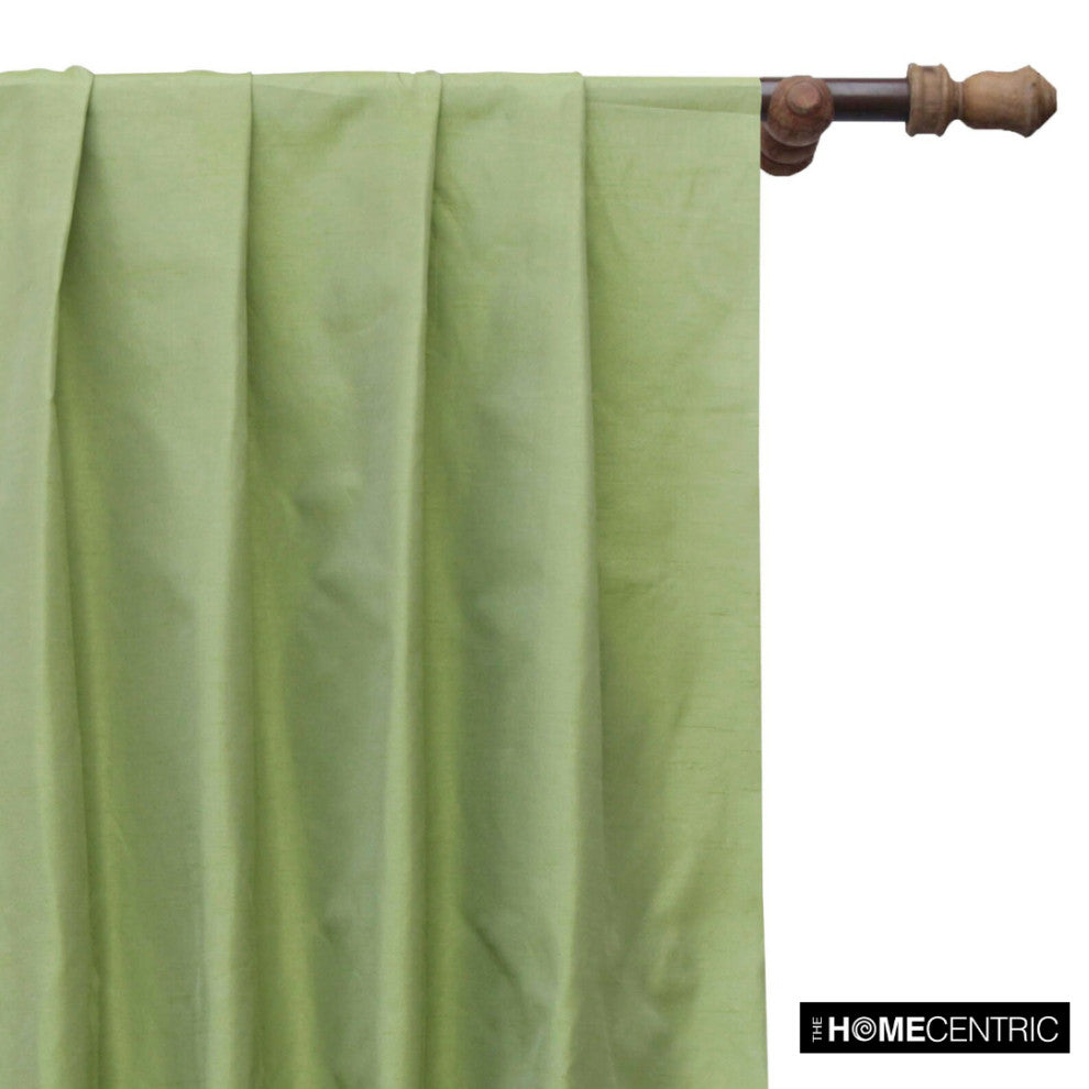 Light Green Art Silk Fabric By The Yard, 6 Yards For Curtain, Dress Wholesale