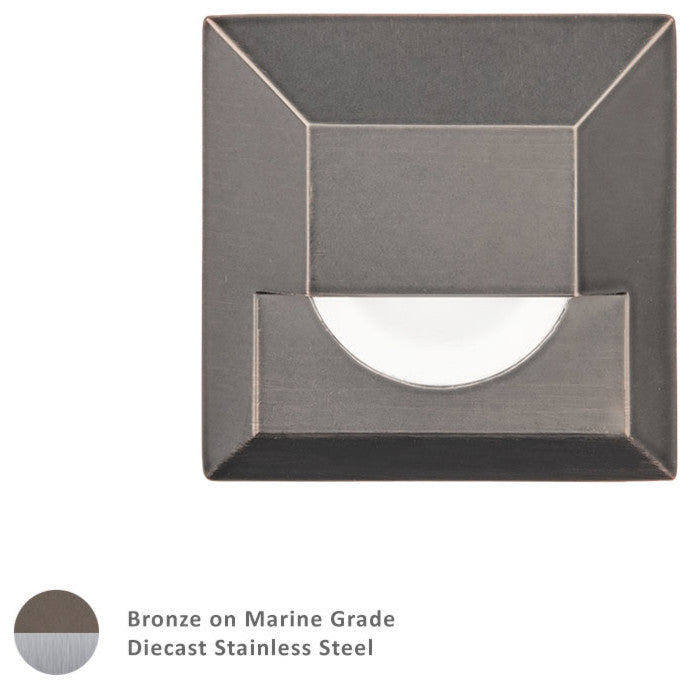 2" LED Inground in Bronzed Stainless Steel