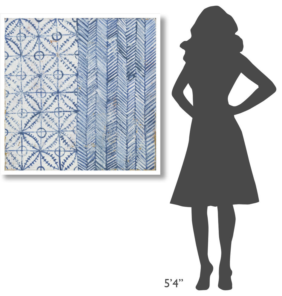 "Maki Tile VII" Digital Paper Print by Kathrine Lovell, 38"x38"