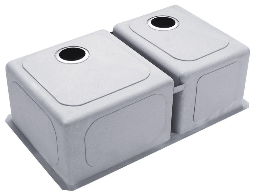 Kraus KHU104-33 33 inch Undermount Double Bowl Stainless Steel Kitchen Sink