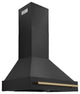 ZLINE 30" Black Stainless Range Hood with Champagne Bronze (BS655-30-CB)