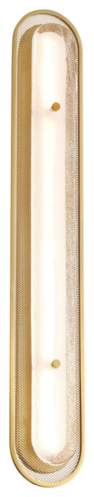 Tramore, Wall Sconce, 38", Gold, Silver Glass