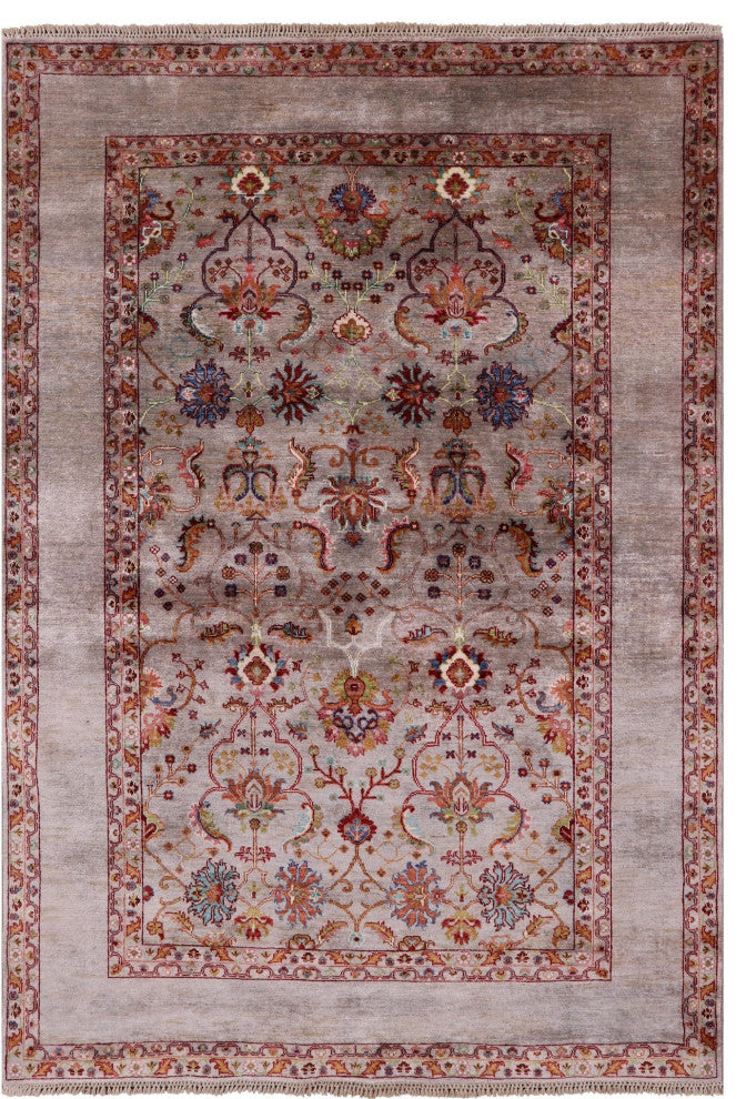 Persian Tabriz Handmade Wool Rug 5' 6" X 7' 11" Q7640