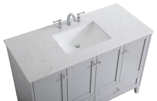 22" Traditional Grey-Light Bathroom Vanity