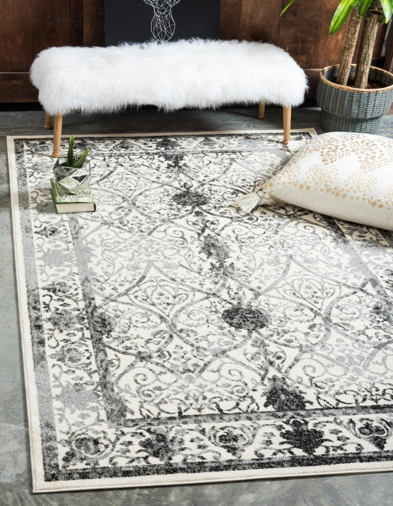 Rug Unique Loom La Jolla Gray Rectangular 10' 6 x 16' 5