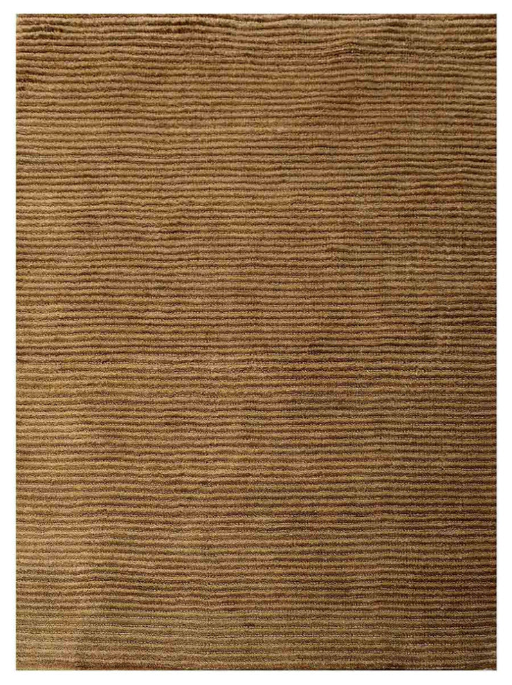 HAND WOVEN JUTE ECO-FRIENDLY SOLID AREA RUGS, Beige, Contemporary,Outdoor Indoor, [Rectangle] 4'x6'