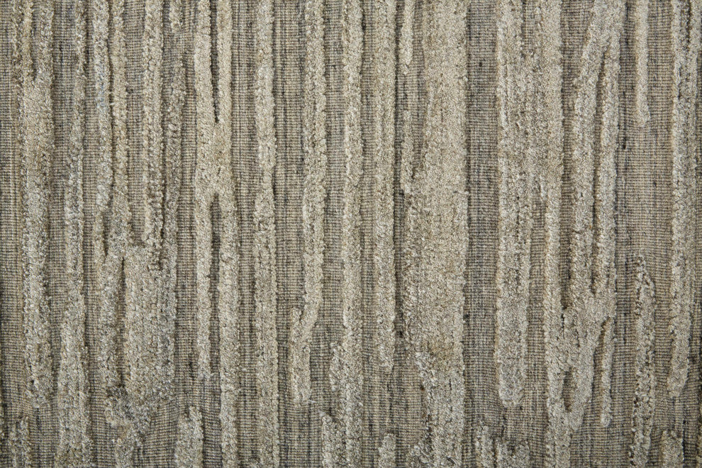 Braeside T8005 Transitional/Casual Area Rug, Taupe/Gray, 8'x10'