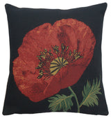 Poppy Red I Belgian Cushion Cover