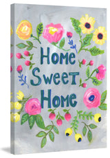 "Home Sweet Home" Painting Print on Wrapped Canvas