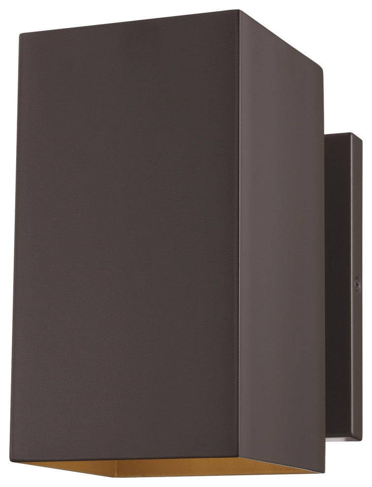 Pohl Medium 1-Light Outdoor Wall Lantern, Bronze