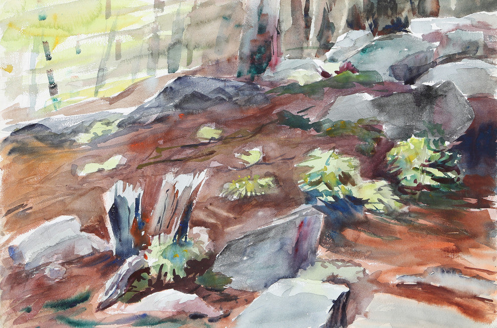 Eve Nethercott "Forest Floor, P1.27" Watercolor Painting