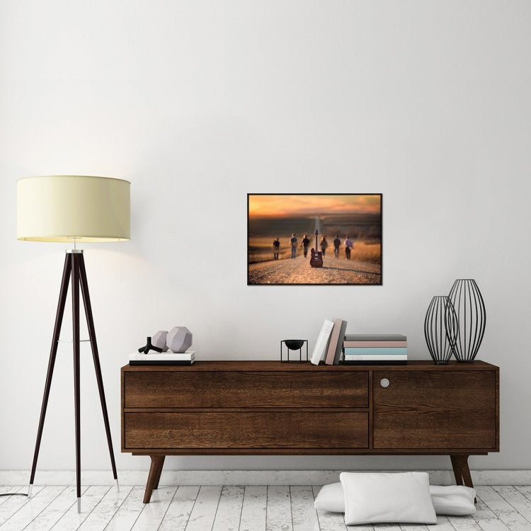 "Velvet Crush" Framed Canvas Giclee by Jake Olson, 31x21"