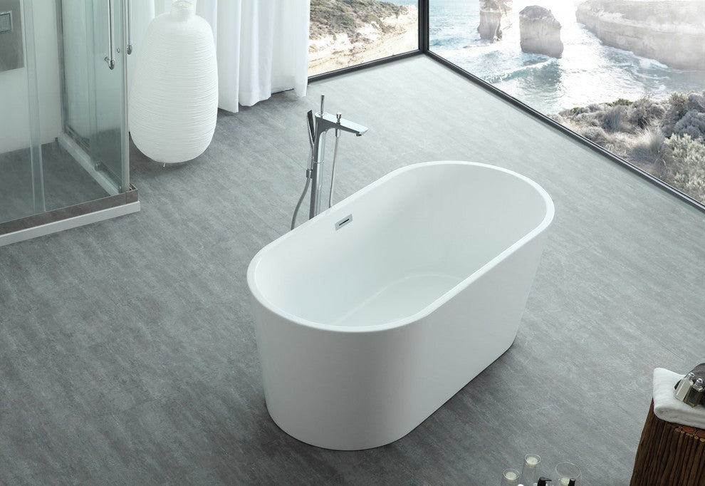 Serenity 67"x31.49" Freestanding Soaking Bathtub