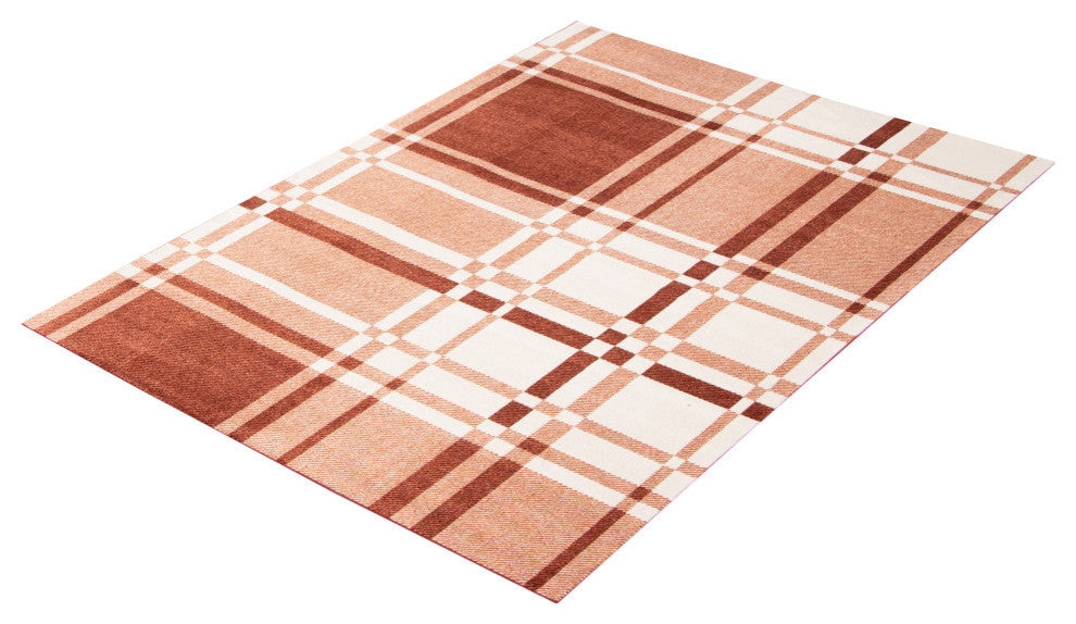Aqua Roma Area Rug, Copper, 6'x9'